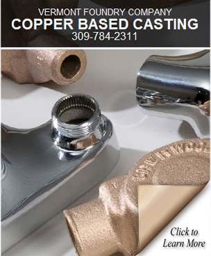 Mahoney Foundries is a Brass and Copper Casting Supplier specializing in copper and brass castings at their Illinois foundry.